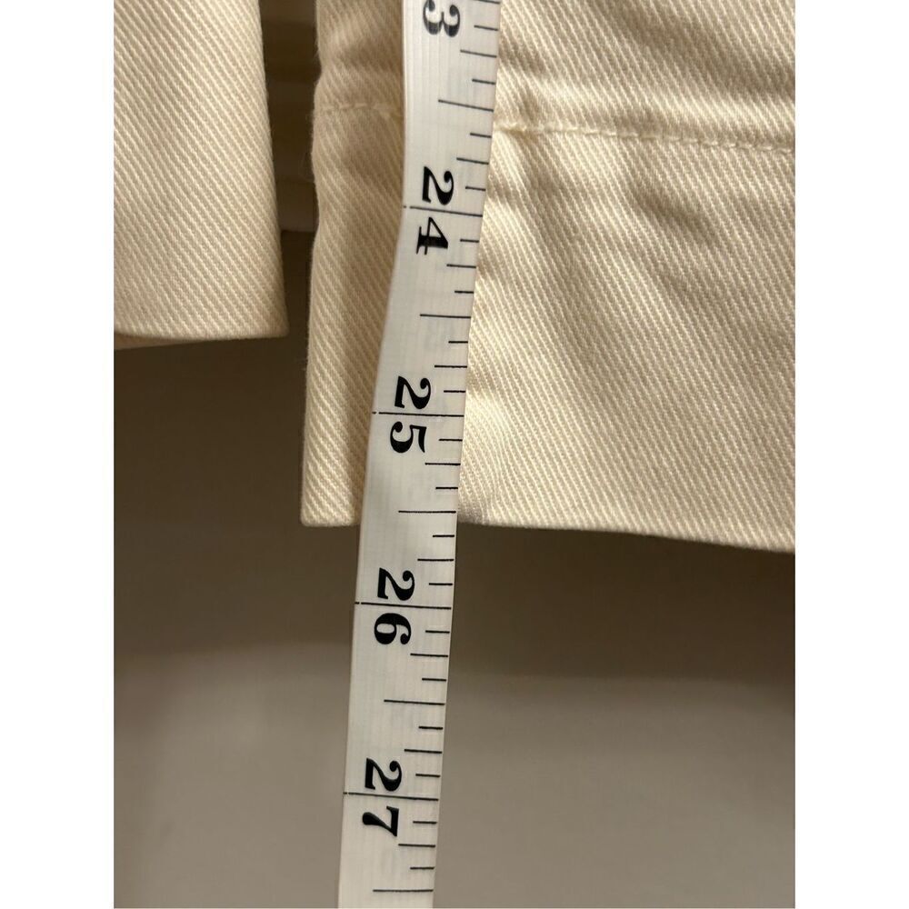 EUC GAP high-rise Wide-leg Cropped size 8 ivory - Picture 7 of 8